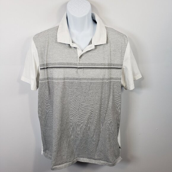 Calvin Klein Other - Calvin Klein Slim Fit Liquid Touch Polo Shirt Mens Size XL Casual Gray / A154